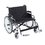 43-1923 Sentra Ec Heavy Duty Extra Wide Wheelchair, Detachable Desk Arms, Swing Away Footrests, 26" Seat, Price/Each