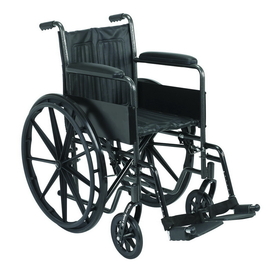 Generic 43-2261 18" Wheelchair With Detachable Desk Arm, Swing Away Elevating Leg Rest