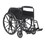 43-2265 Silver Sport 1 Wheelchair with Full Arms and Swing away Removable Footrest