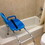 43-2360 HydroGlyde Sliding Bath Bench, Blue