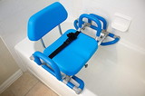 Drive Medical 43-2386 HydroSlide Bath Chair, Padded Swivel Seat