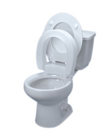 Generic 43-2570 Elevated Toilet Seat , Hinged