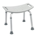 Drive Medical 43-2606 Bathroom Safety Shower Tub Bench Chair, Gray