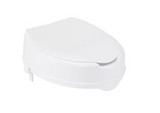 43-2619 Raised Toilet Seat with Lock and Lid, Standard Seat, 4