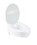 43-2619 Raised Toilet Seat with Lock and Lid, Standard Seat, 4"