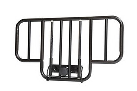 43-2691 No Gap Half Length Side Bed Rails with Brown Vein Finish, 1 Pair