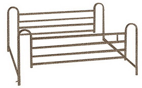 43-2732 Full Length Hospital Bed Side Rails, 1 Pair