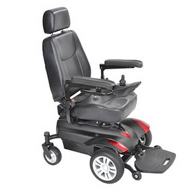 43-2770-P Titan Transportable Front Wheel Power Wheelchair, Full Back Captain's Seat