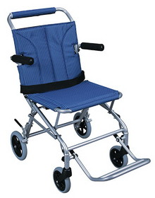 43-3043 Super Light Folding Transport Wheelchair with Carry Bag