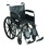 43-3104 Silver Sport 2 Wheelchair, Detachable Full Arms, Elevating Leg Rests, 20" Seat