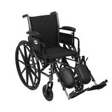 43-3161-P Cruiser III Light Weight Wheelchair with Flip Back Removable Arms