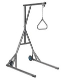 Drive Medical 43-3186 Heavy Duty Trapeze with Base and Wheels, Silver Vein