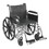 43-3218 Sentra EC Heavy Duty Wheelchair, Detachable Full Arms, Swing away Footrests, 20" Seat