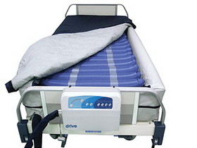 43-3237 Med Aire Plus Defined Perimeter Low Air Loss Mattress Replacement System, with Low Pressure Alarm, 8"