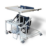 Fabrication Enterprises 43-3255 Bariatric Electric Stand-In Table with Patient Lift