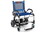 ZINGER FOLDING POWER CHAIR - TWO-HANDED CONTROL - BLUE
