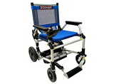 Journey 43-3357 Zoomer Folding Power Chair, One-Handed Control, Blue, FDA Listed
