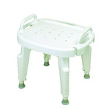 Maddak 45-2301 Adjustable shower seat with arms , no back