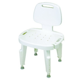 Maddak 45-2302 Adjustable shower seat with back , no arms