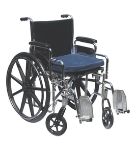 Gel wheelchair cushion with removable cover