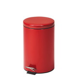 Clinton 50-2024 Clinton, Small Round Waste Receptacle, Red, 13 Quart