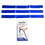 StayPut 50-2080B Stayput non-slip material, self-adhesive strips, 1.25" x 16", pack of 3 strips, blue
