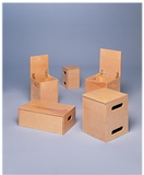 Baseline 55-1015 Lifting Box For Work Hardening And Fce - 4-Piece Set - 2 Ea. 14X14X17, 1 Ea. 8X8X12, 1 Ea. 10X10X14 Inch