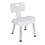Drive Medical 68-0281 Bathroom Safety Shower Chair with Folding Back