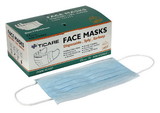 Ticare 70-0664-50 Ticare Face Masks, 3 ply disposable with ear loops, Box of 50