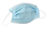 FEI 70-0665-50 3 Ply Disposable Face Masks with Ear Loops and Adjustable Nose Clips, Box of 50