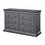 Universal 6 Drawer Dresser Gray 0006-GRY