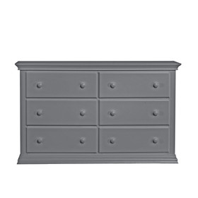 Universal 6 Drawer Dresser Gray 0006-GRY