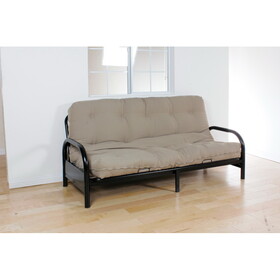 ACME Nabila Full Futon Mattress, 8"H in Black 02808