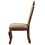ACME Chateau De Ville Side Chair (Set-2) in Fabric & Cherry 04077A