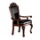 ACME Chateau De Ville Arm Chair (Set-2) in Black PU & Cherry 10039A