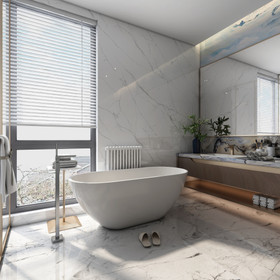 Acrylic Alcove Freestanding Soaking Bathtub 20S0109-55