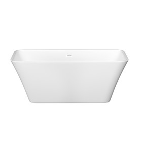 Acrylic Alcove Freestanding Soaking Bathtub-60" 21A0107-67
