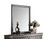 Acme Louis Philippe Mirror in Antique Gray 23864