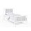 Connelly Twin Bed White/Rockport Gray 27511-WH