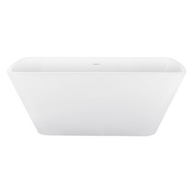 67" 100% Acrylic Freestanding Bathtub, Contemporary Soaking Tub, white Bathtub 27778