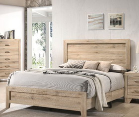 Acme Miquell Queen Bed, Natural 28040Q
