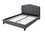 ACME Giada Queen Bed, Charcoal Fabric 28970Q