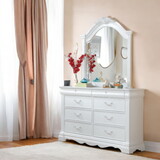 ACME Estrella Mirror in White 30244