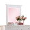 ACME Lacey Mirror in White 30600