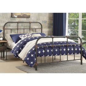 Acme Nicipolis Twin Bed in Sandy Gray 30730T