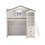 ACME Tree House Bookcase in Weathered White & Washed Gray 37168