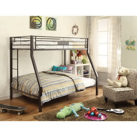 Acme Limbra Bunk Bed (Twin/Full) in Sandy Brown 37510