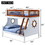 ACME Farah Bunk Bed (Twin/Full) in Oak & White 37600