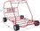 ACME Xander Twin Bed in Red go Kart 37645T