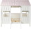ACME Spring Cottage Full Bed in White & Pink 37695F